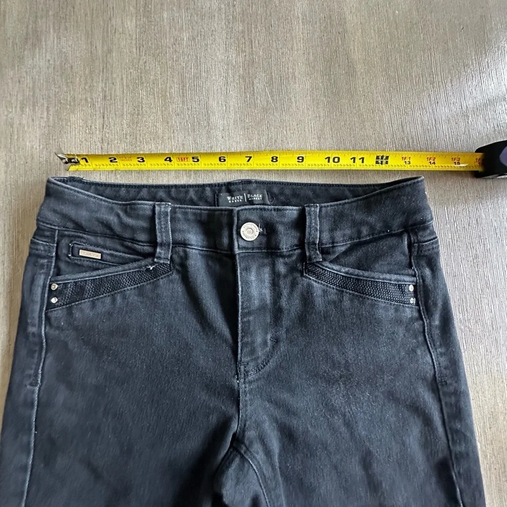 White House Black Market Flare Black Jeans